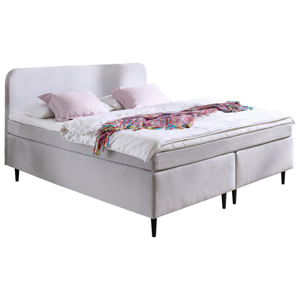 Boxxx POSTEL BOXSPRING, 140/200 cm, světle šedá