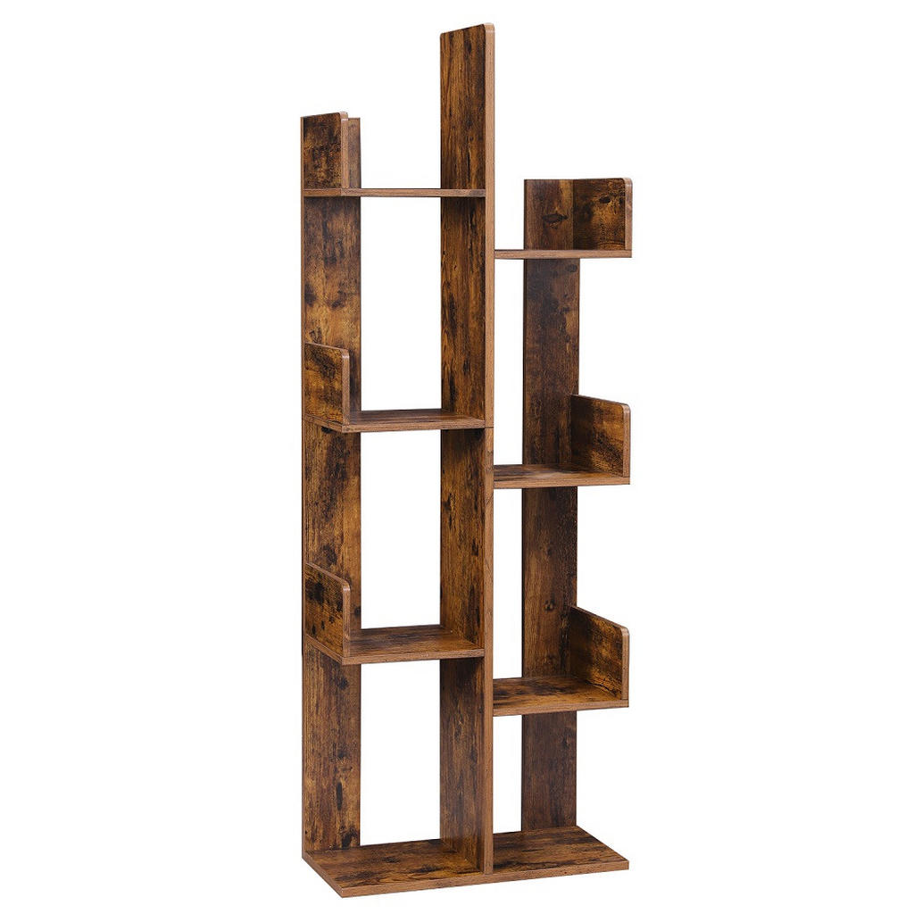 Boxxx REGÁL, tmavý dub, 50/140/25 cm