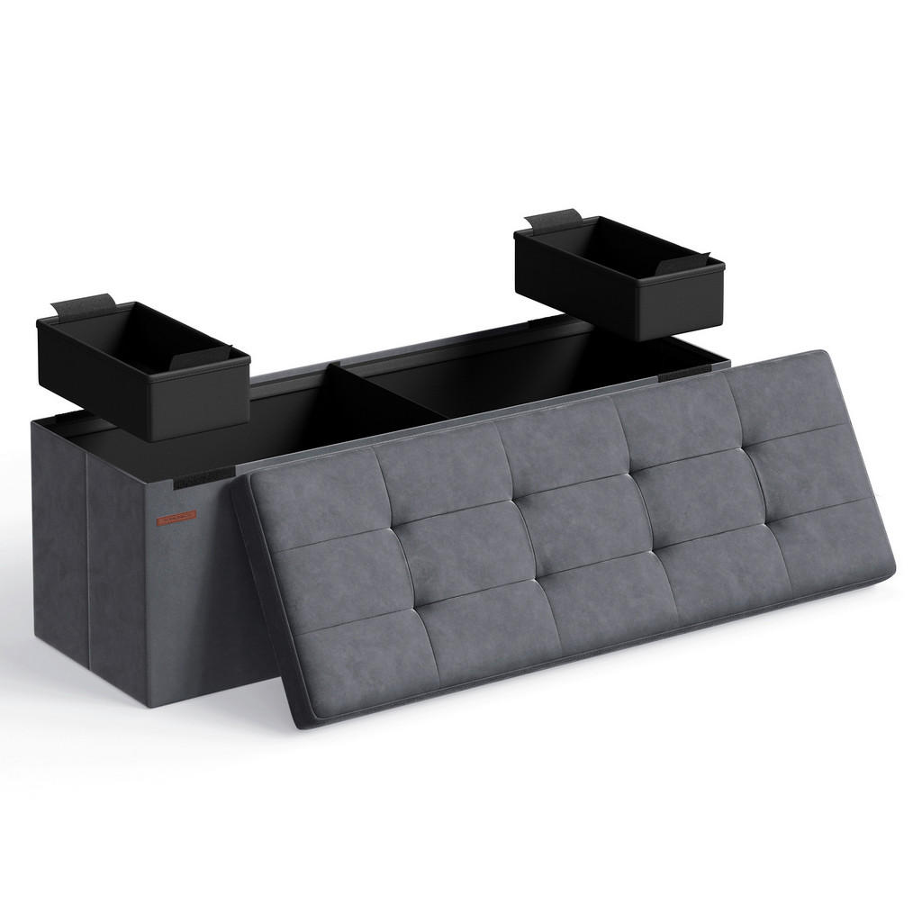 Boxxx SEDACÍ BOX, textil, kompozitní dřevo, 110/38/38 cm 1