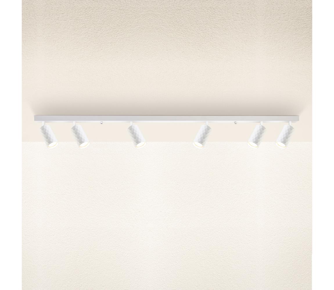 Brilagi - Bodové svítidlo SELE DIAMANT 6xGU10/30W/230V bílá WO-DIA6-WHT