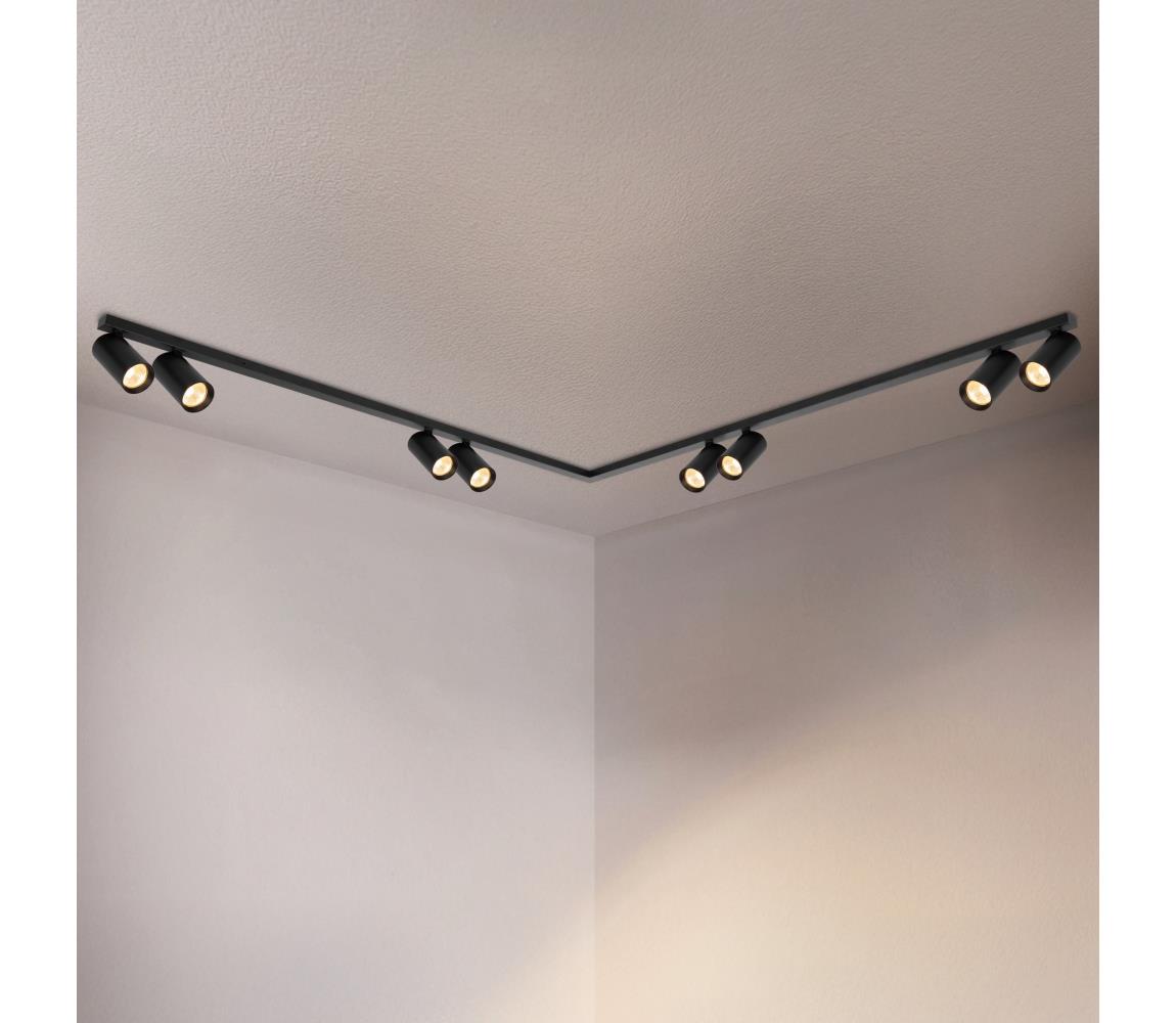 Brilagi - Bodové svítidlo SELE LONG 8xGU10/30W/230V černá WO-SELE-SP17-BKL-OEM
