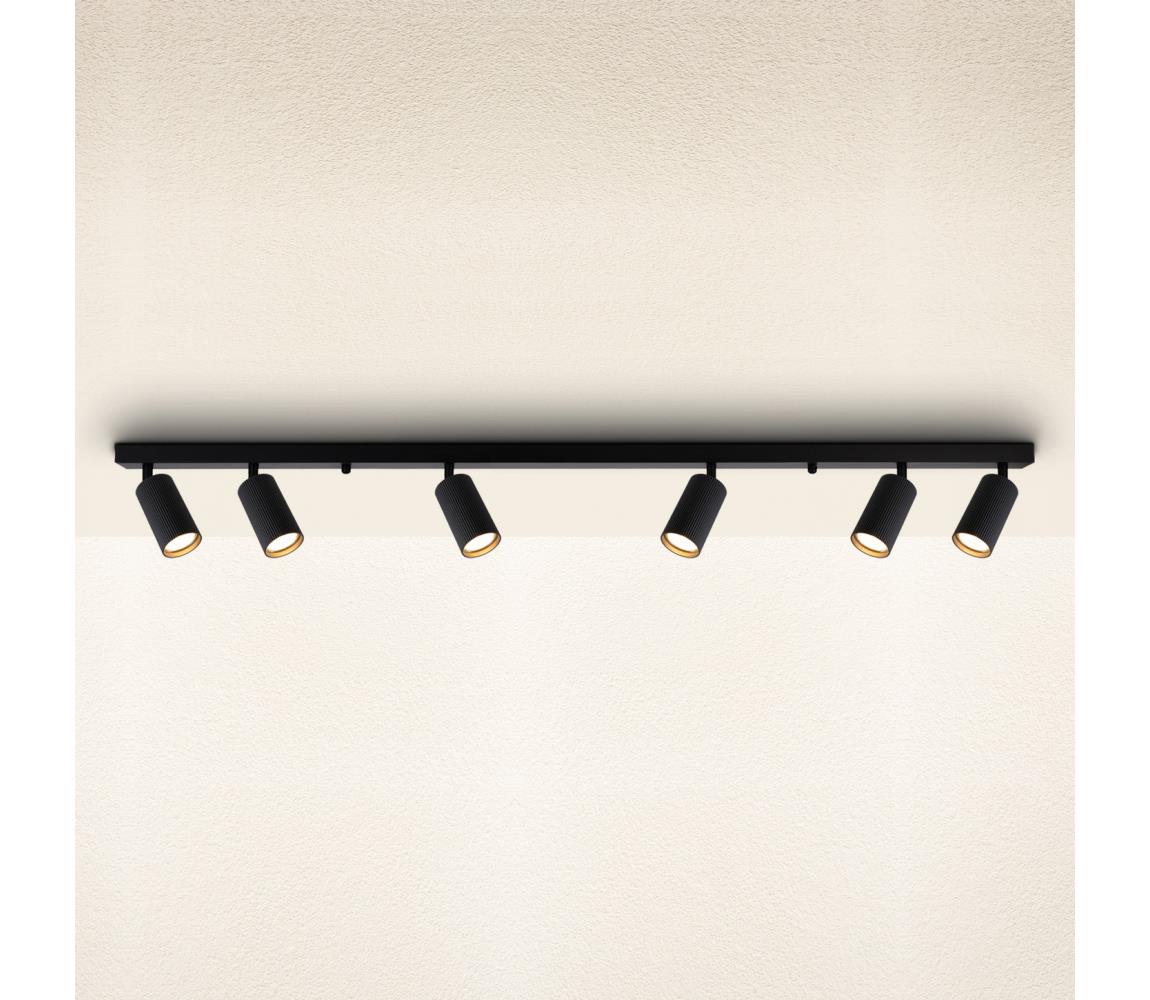 Brilagi - Bodové svítidlo SELE MODERN 6xGU10/30W/230V černá WO-MOD6-BLK