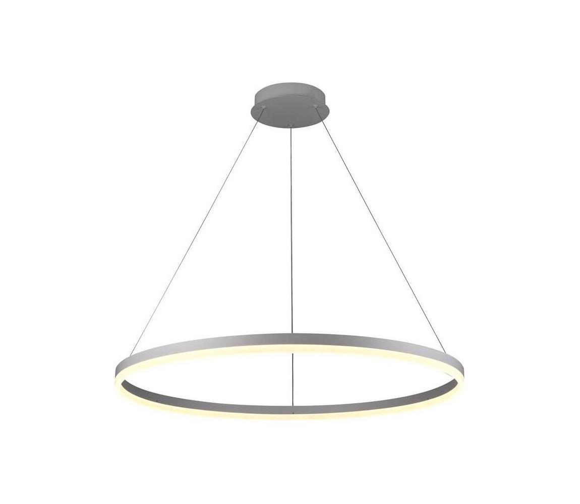 Brilagi Brilagi -LED Stmívatelný lustr na lanku CIRCLE LED/55W/230V 3000-6500K stříb.+DO 