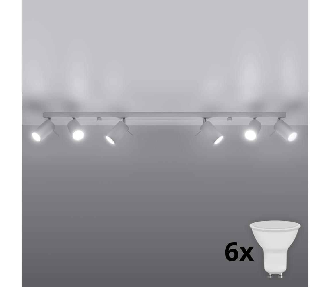 Brilagi -  LED Bodové svítidlo ASMUS 6xGU10/7W/230V bílá BR.0333
