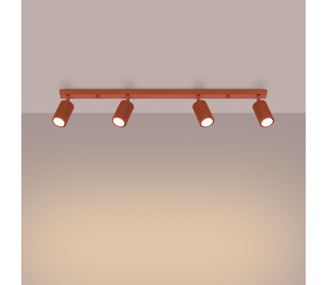 Brilagi - LED Bodové svítidlo CRESTO 4xGU10/10W/230V červená BR.1641