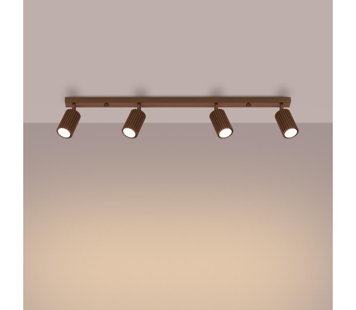 Brilagi - LED Bodové svítidlo CRESTO 4xGU10/10W/230V hnědá BR.1963