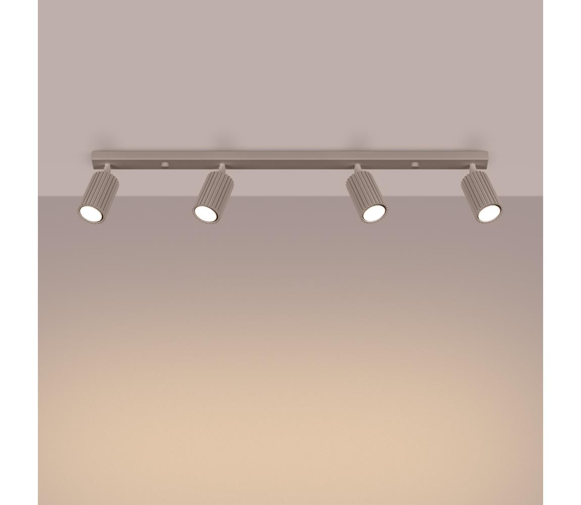 Brilagi - LED Bodové svítidlo CRESTO 4xGU10/10W/230V taupe BR.1765