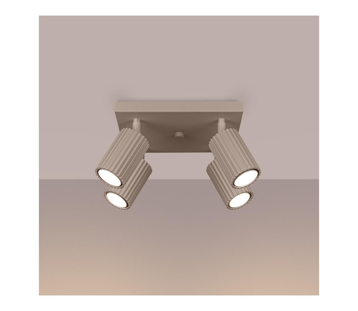 Brilagi - LED Bodové svítidlo CRESTO 4xGU10/10W/230V taupe BR.1769