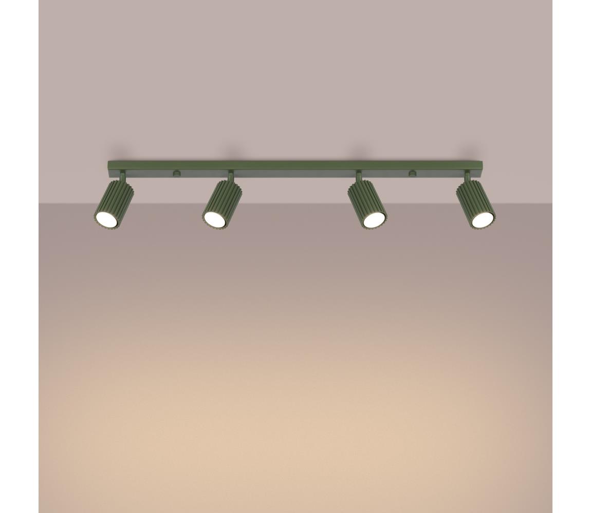 Brilagi - LED Bodové svítidlo CRESTO 4xGU10/10W/230V zelená BR.1622