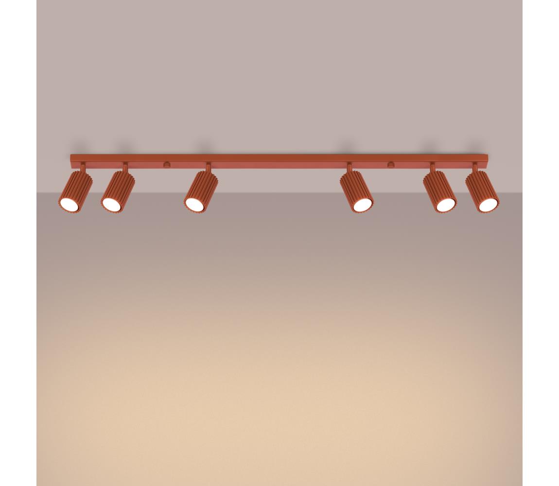 Brilagi - LED Bodové svítidlo CRESTO 6xGU10/10W/230V červená BR.1642