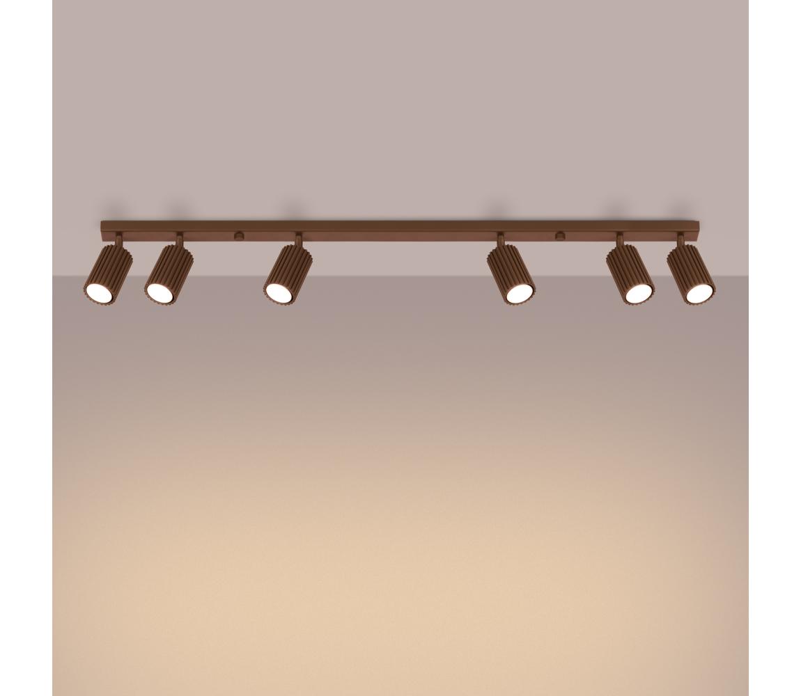 Brilagi - LED Bodové svítidlo CRESTO 6xGU10/10W/230V hnědá BR.1964