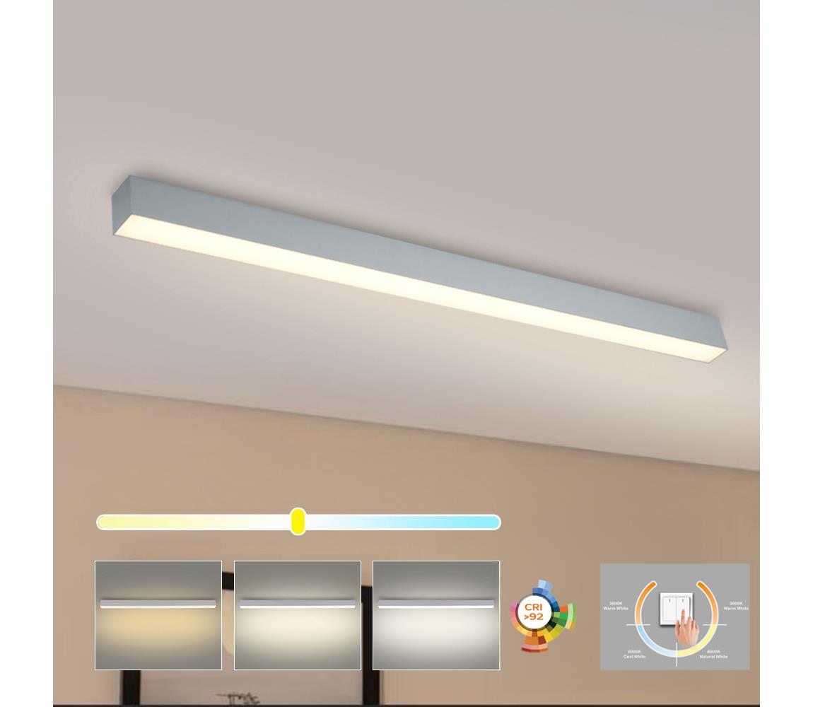 Brilagi - LED Koupelnové stropní svítidlo SLEEKLINE LED/40W/230V stříbrná IP44 BRI475