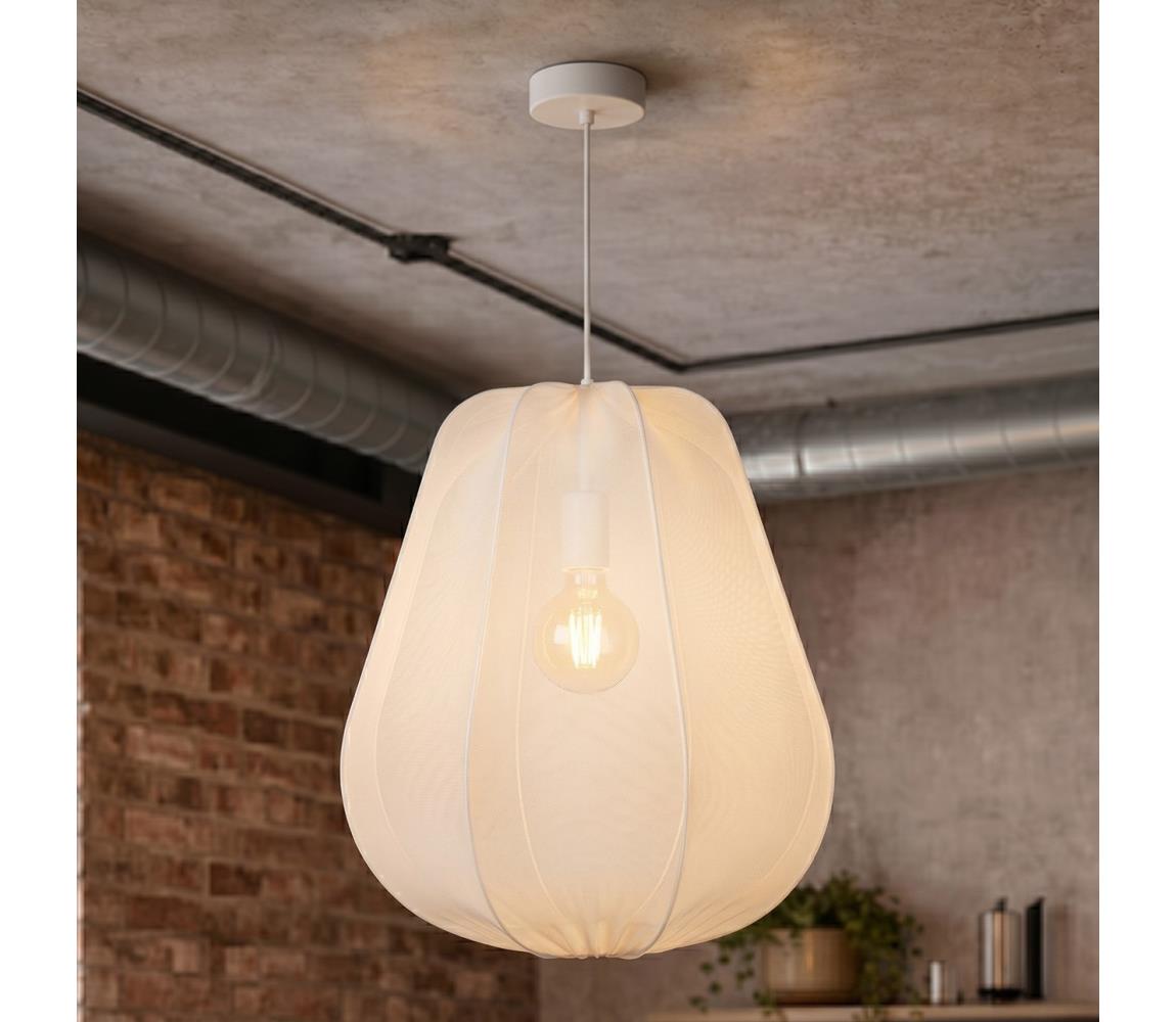 Brilagi - LED Lustr na lanku ARVEN 1xE27/8W/230V pr. 37 cm bílá 8590828052692