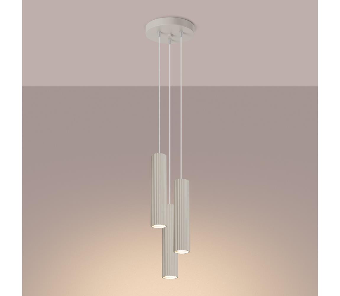 Brilagi - LED Lustr na lanku CRESTO 3xGU10/10W/230V krémová BR.1595