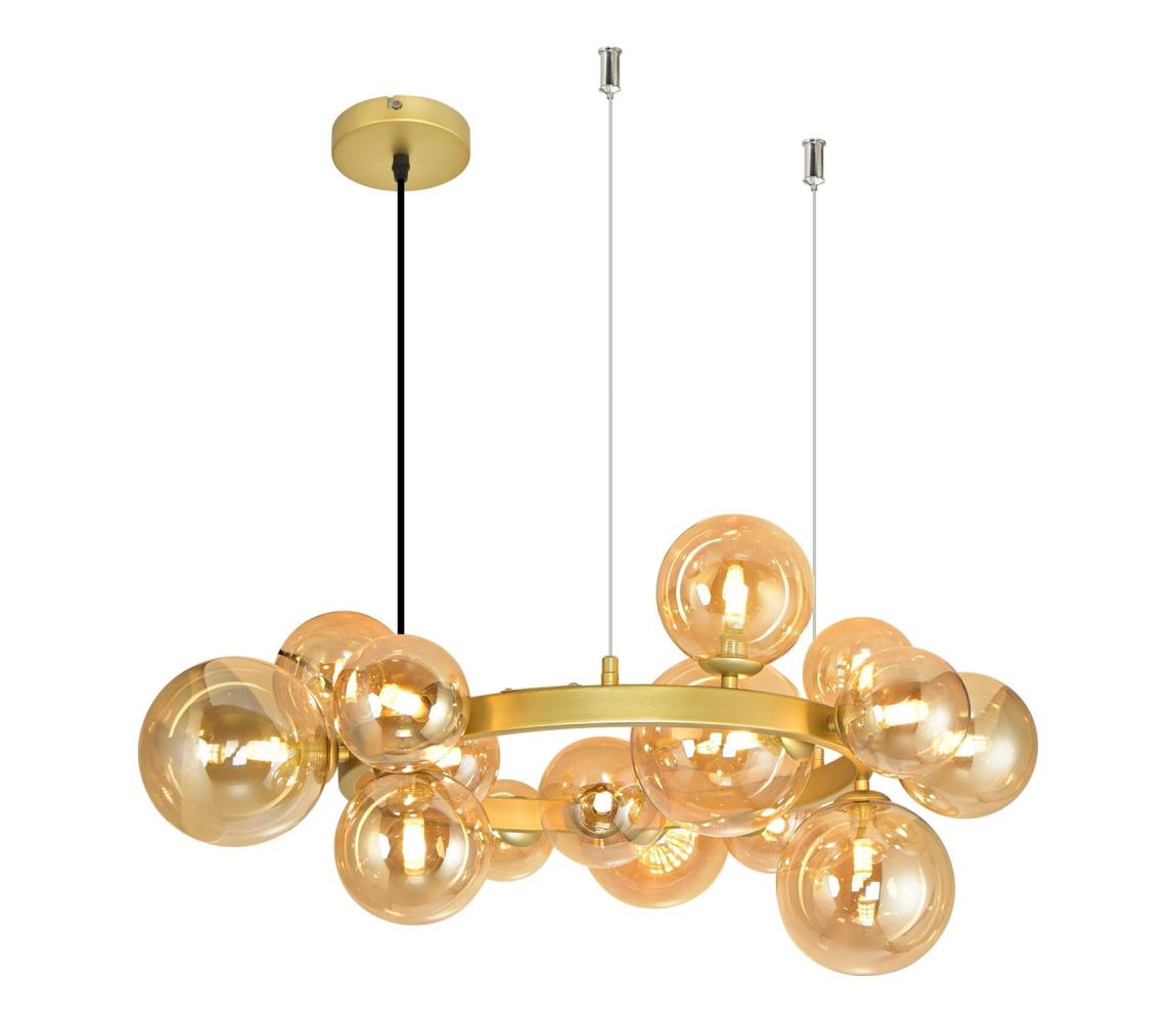 Brilagi - LED Lustr na lanku MILLA 15xG9/3W/230V zlatá 6010-15GA