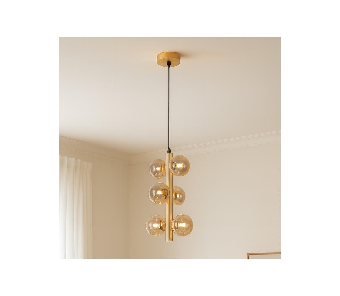 Brilagi - LED Lustr na lanku MILLA 6xG9/3W/230V zlatá 6010-6GA
