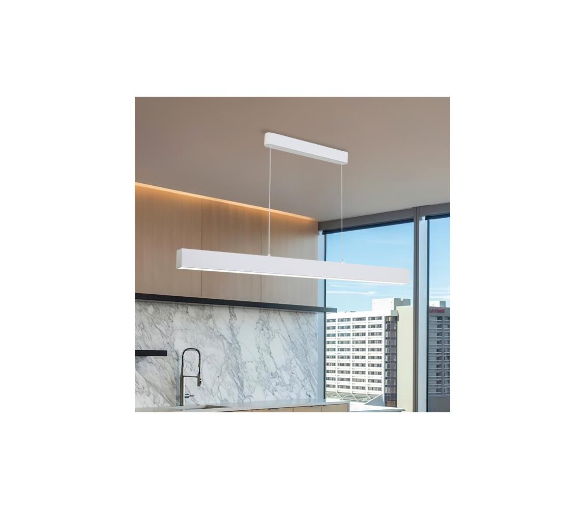 Brilagi - LED Lustr na lanku SLEEKLINE LED/40W/230V 3000/4500/6000K bílá BRI107