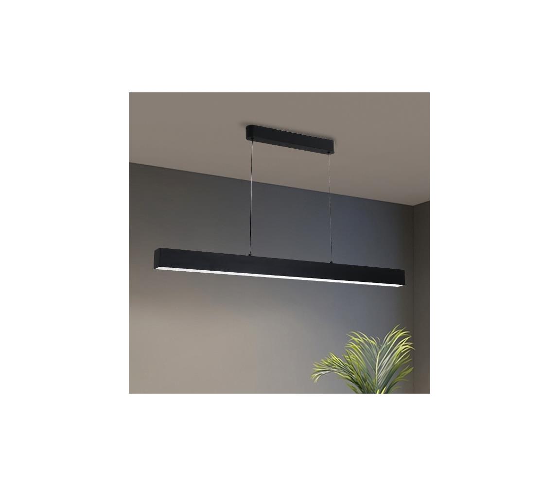 Brilagi - LED Lustr na lanku SLEEKLINE LED/40W/230V 3000/4500/6000K černá BRI106