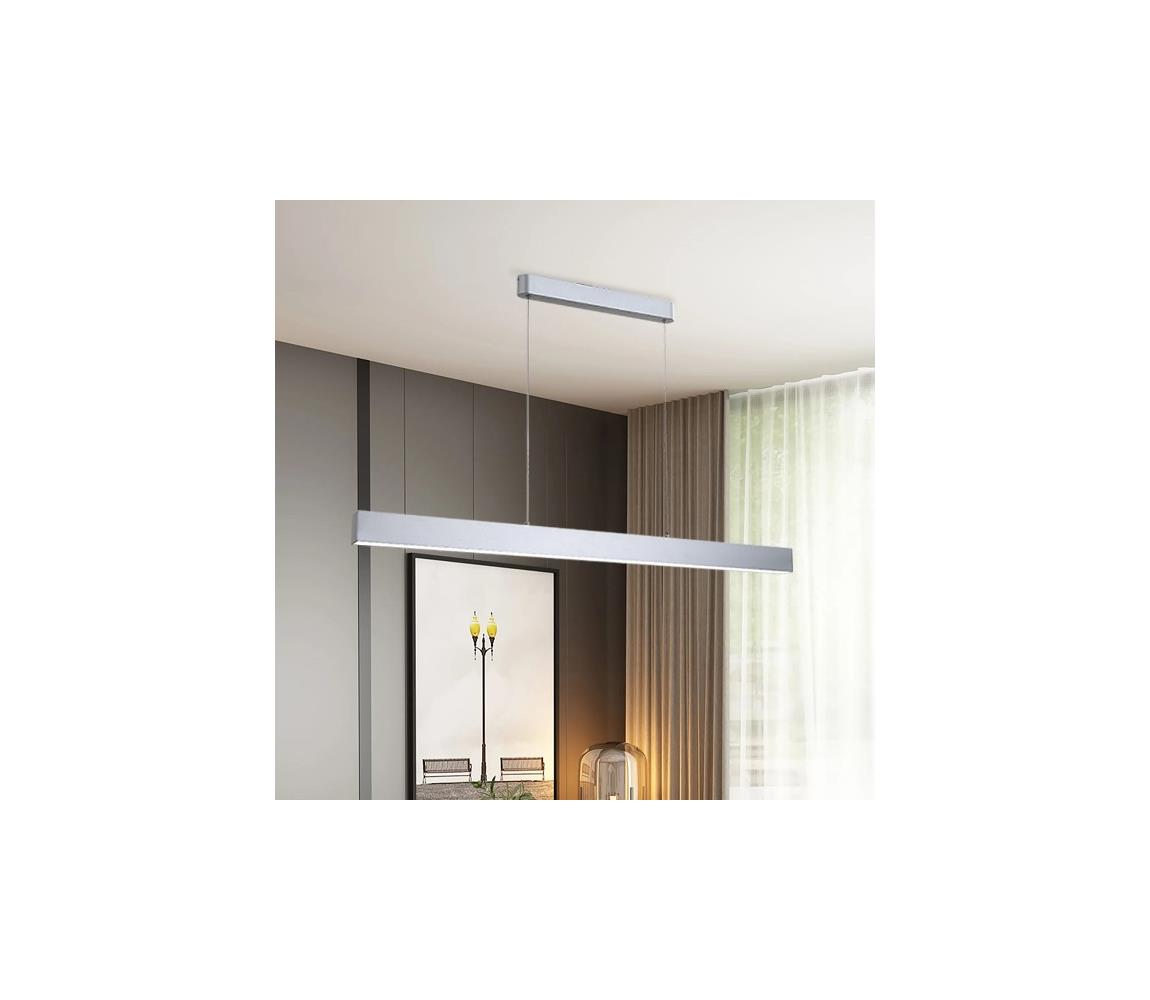 Brilagi - LED Lustr na lanku SLEEKLINE LED/40W/230V 3000/4500/6000K stříbrná BRI109