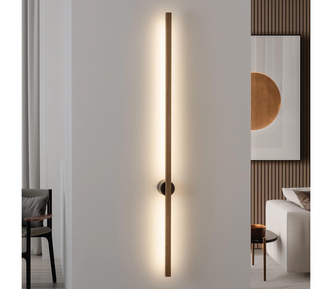 Brilagi - LED Nástěnné svítidlo WOODY LINE LED/12W/230V 120 cm dub ořech 8590828607366