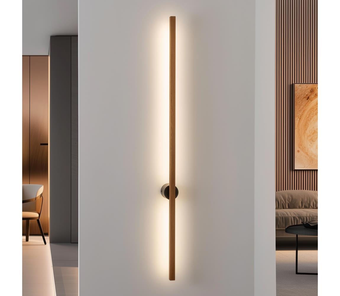 Brilagi - LED Nástěnné svítidlo WOODY LINE LED/12W/230V 120 cm dub třešeň 8590828607359