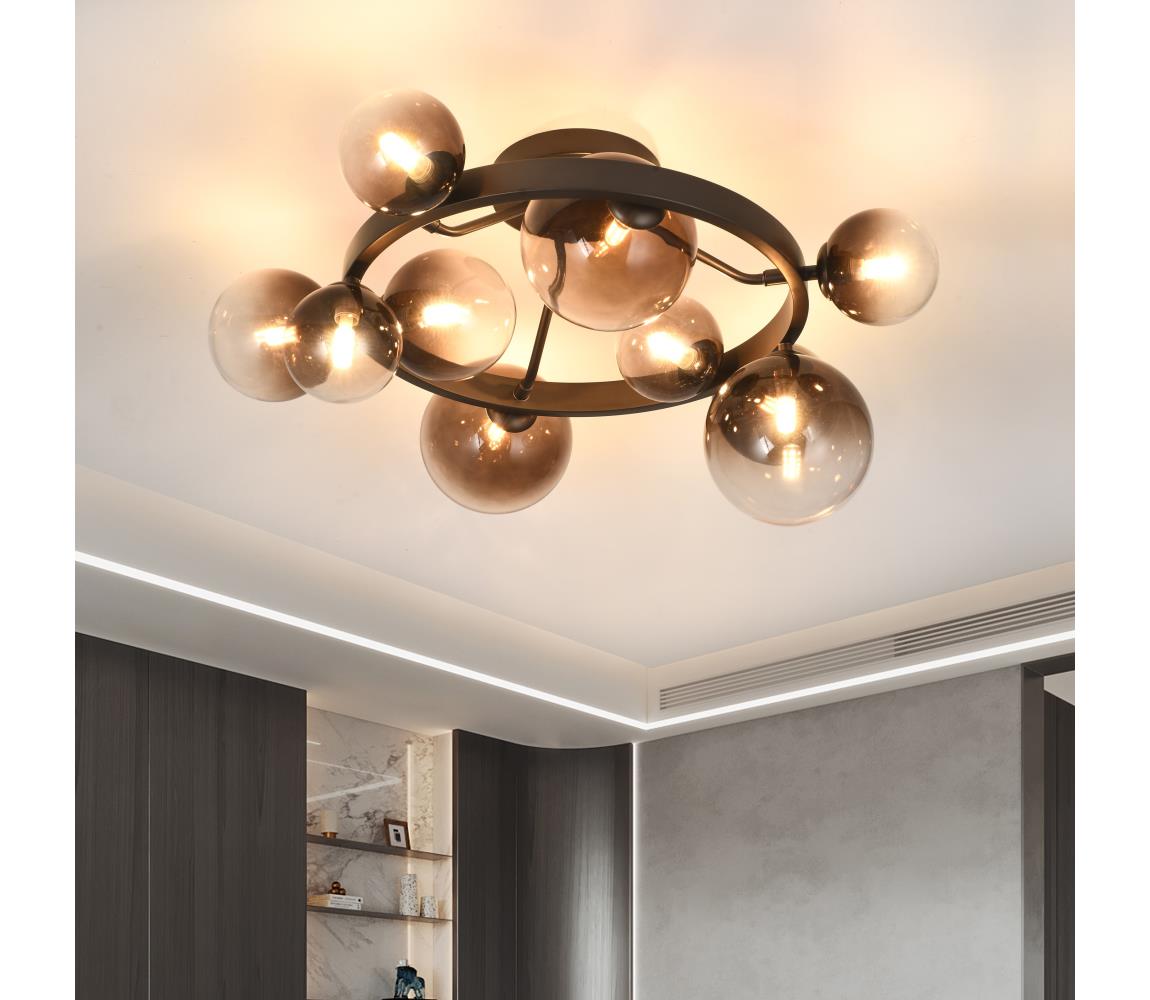 Brilagi - LED Přisazený lustr MILLA 10xG9/3W/230V hnědá/kouřová hnědá 9010-10CC