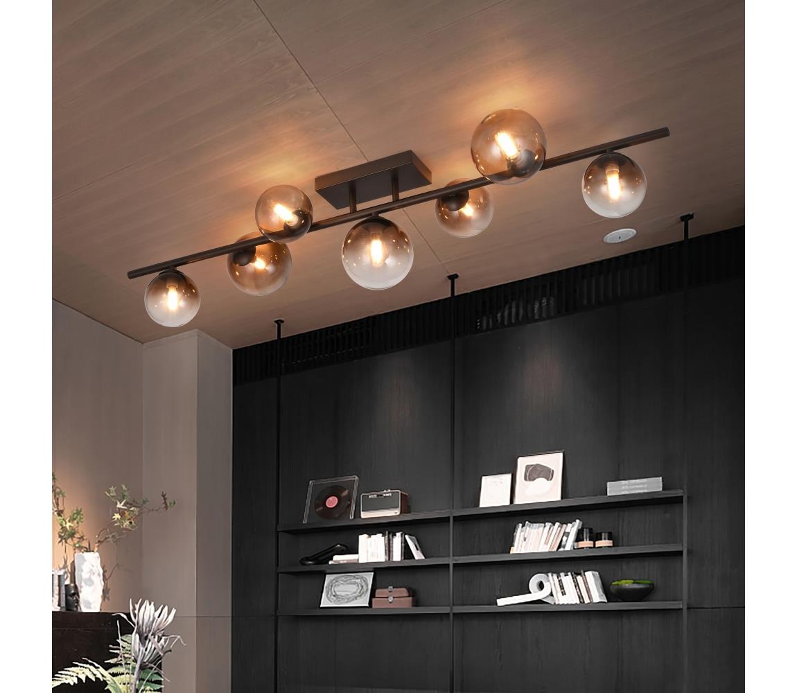 Brilagi - LED Přisazený lustr MILLA 7xG9/3W/230V hnědá/kouřová hnědá 7010-7CC