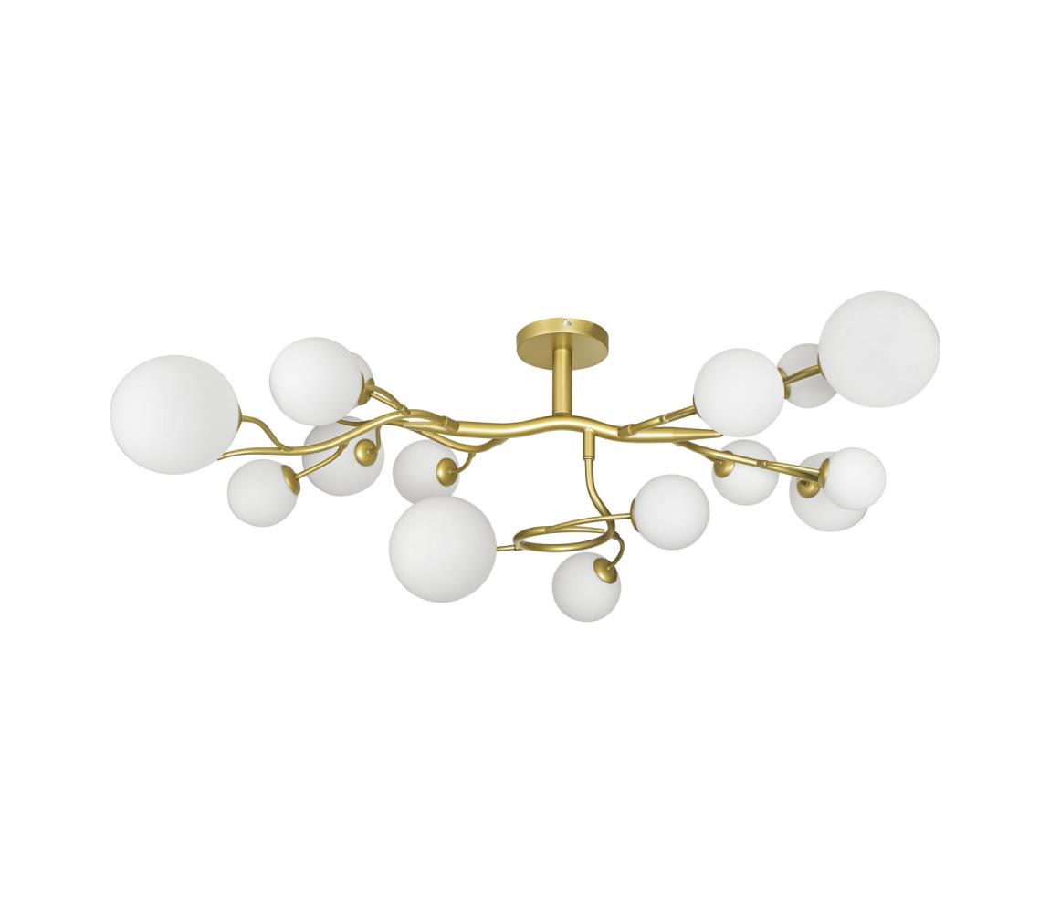 Brilagi - LED Přisazený lustr MISTEL 15xG9/3W/230V zlatá/bílá 3009-15GW