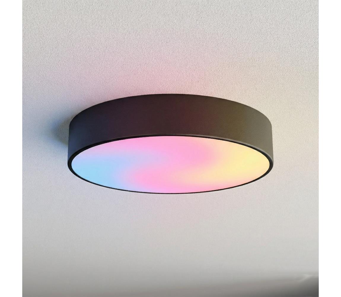 Brilagi - LED RGBW Stmívatelné stropní svítidlo CLARE 3xE27/9W/230V Wi-Fi černá BG0570+3xAI0819