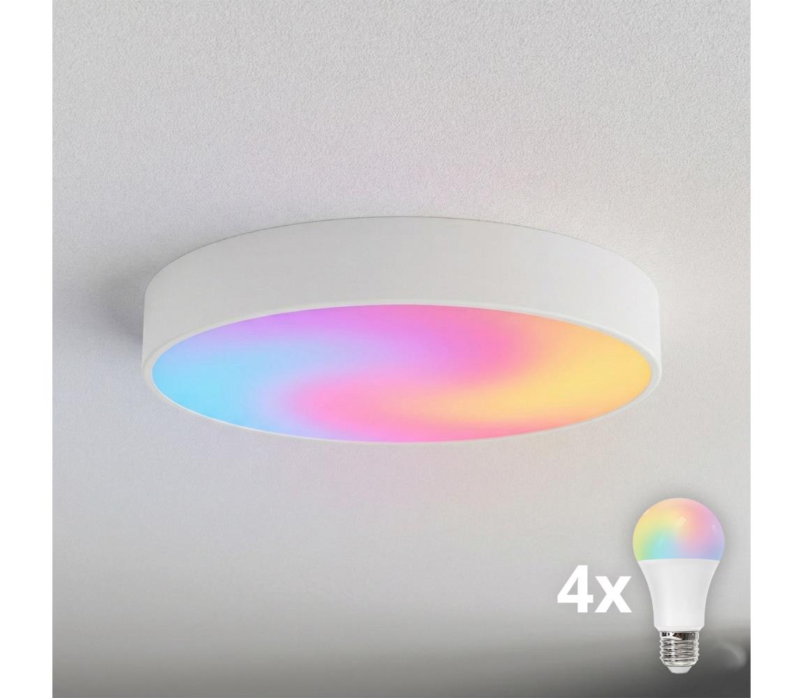 BRILAGI - LED RGBW Stmívatelné stropní svítidlo CLARE 4xE27/12W/230V bílá BG0573+4xAI0819