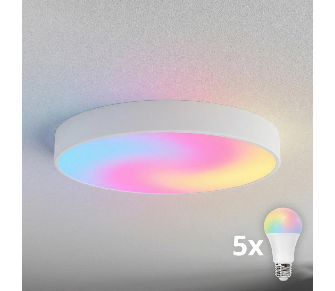 BRILAGI - LED RGBW Stmívatelné stropní svítidlo CLARE 5xE27/12W/230V bílá BG0575+5xAI0819