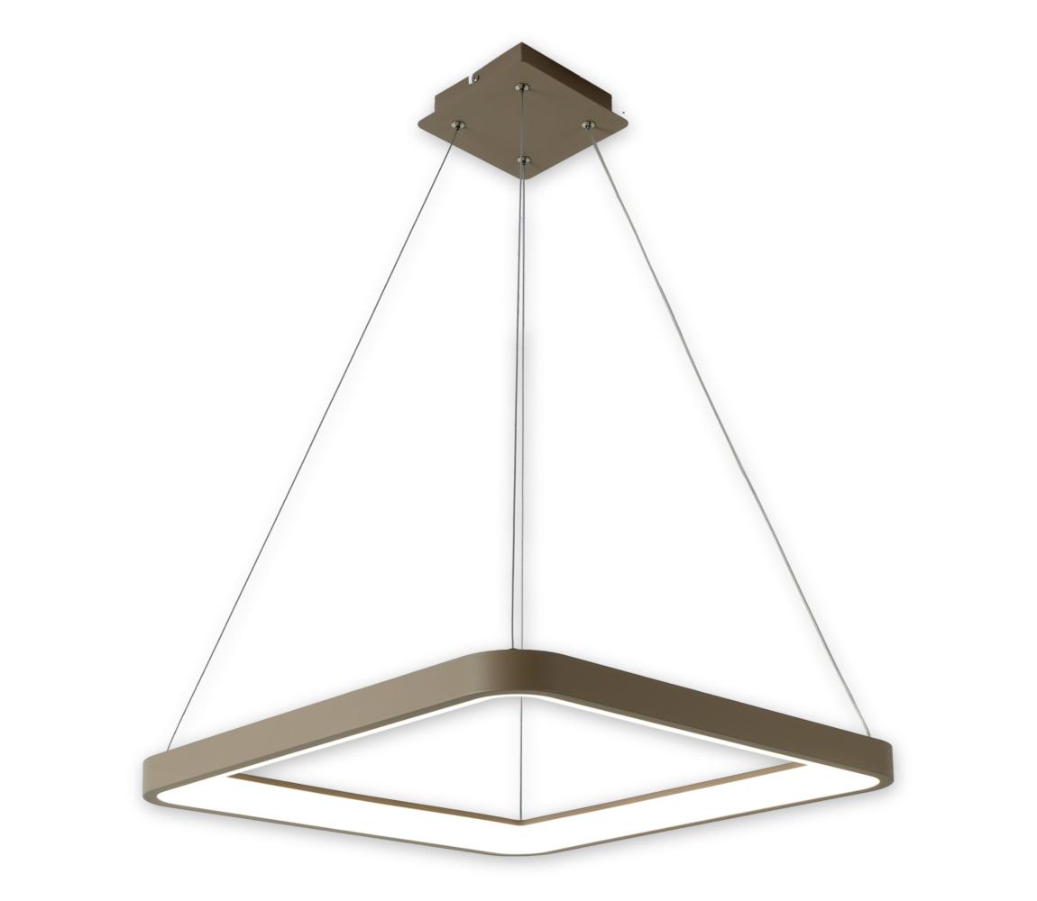 BRILAGI - LED Stm lustr na lanku FALCON SLIM LED/50W/230V 50x50 cm béžová + DO BRDX1331-500/BG