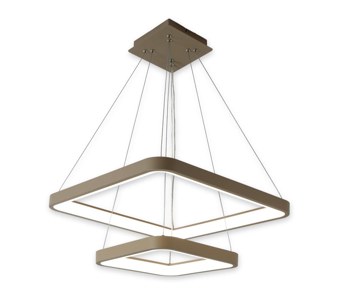 BRILAGI - LED Stm lustr na lanku FALCON SLIM LED/78W/230V béžová + DO BRDX1331-2/BG
