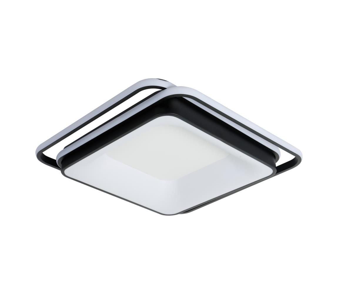 Brilagi - LED Stm stropní svítidlo FLARE LED/102W/230V 50x50 cm černá + DO BRMXC2979