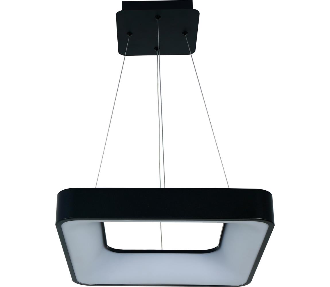 Brilagi - LED Stmív. lustr na lanku FALCON II LED/80W/230V 40x40 cm černá + DO BRDC2669-400/CR