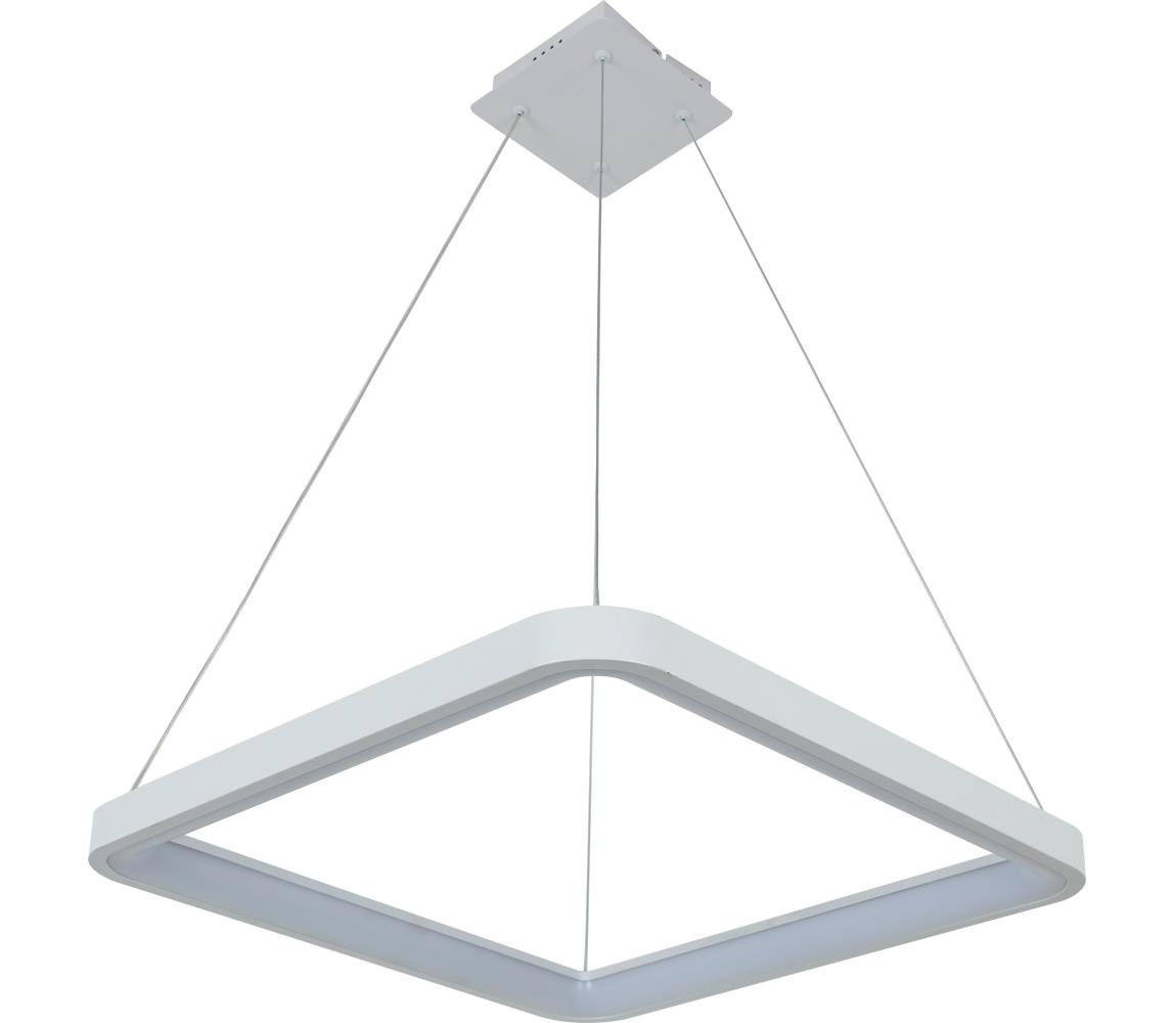 Brilagi - LED Stmív. lustr na lanku FALCON SLIM LED/50W/230V 50x50 cm bílá + DO BRDX1331-500/BI