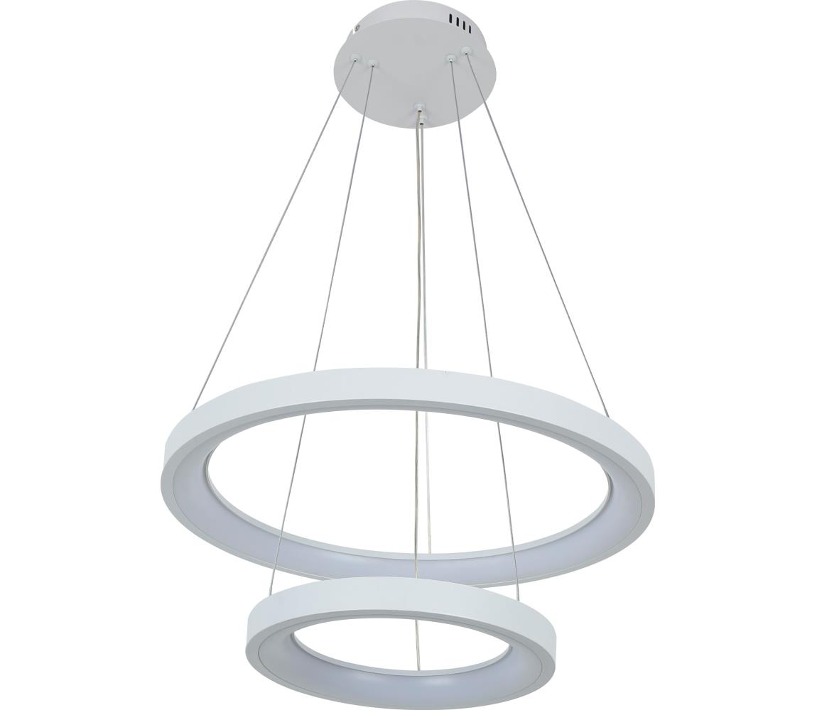 Brilagi - LED Stmív. lustr na lanku FALCON SLIM LED/68W/230V pr. 50 cm bílá + DO BRDX1330-2/BI
