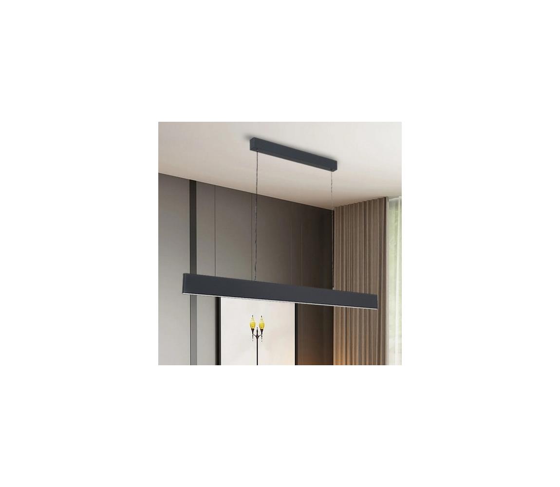 Brilagi - LED Stmív. lustr na lanku SLIMLINE LED/40W/230V 3000-6000K antracit+DO BRI156