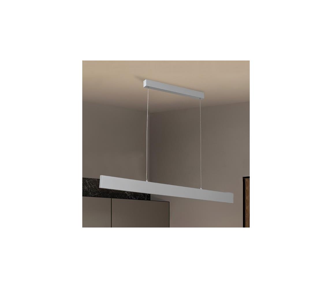 Brilagi - LED Stmív. lustr na lanku SLIMLINE LED/40W/230V 3000-6000K stříbrná+DO BRI158