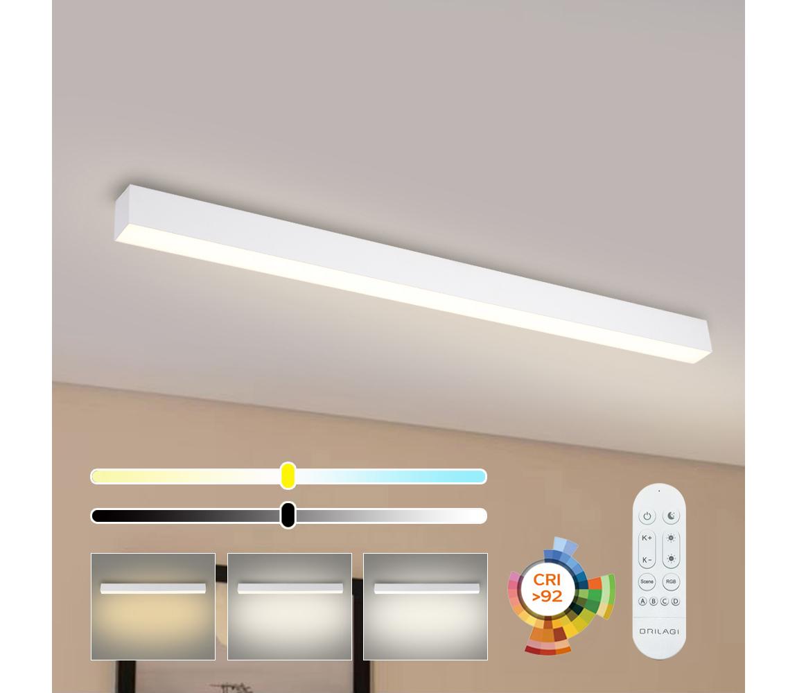Brilagi - LED Stmív. stropní svítidlo SLEEKLINE LED/40W/230V Wi-Fi Tuya bílá+DO BRI469