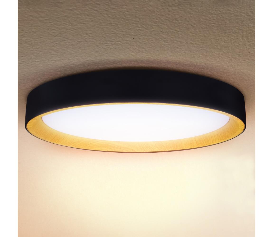 Brilagi - LED Stmívat. stropní svítidlo LARIOS LED/72W/230V černá pr. 59 cm + DO WO800-OEM15-60