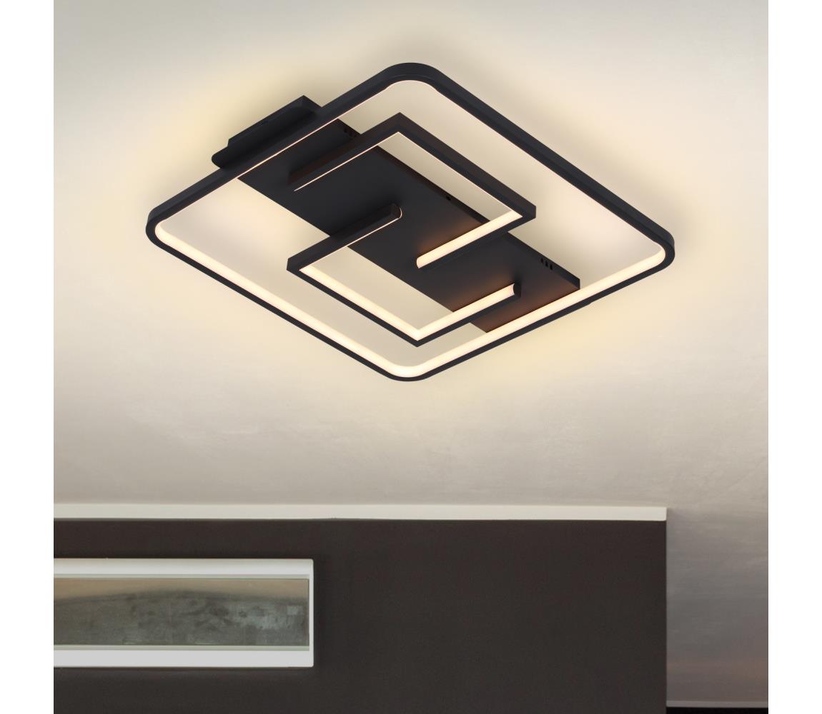Brilagi - LED Stmívatelné stropní svítidlo FLARE LED/34W/230V 3000-6000K + DO BRXL35009-34W/CR