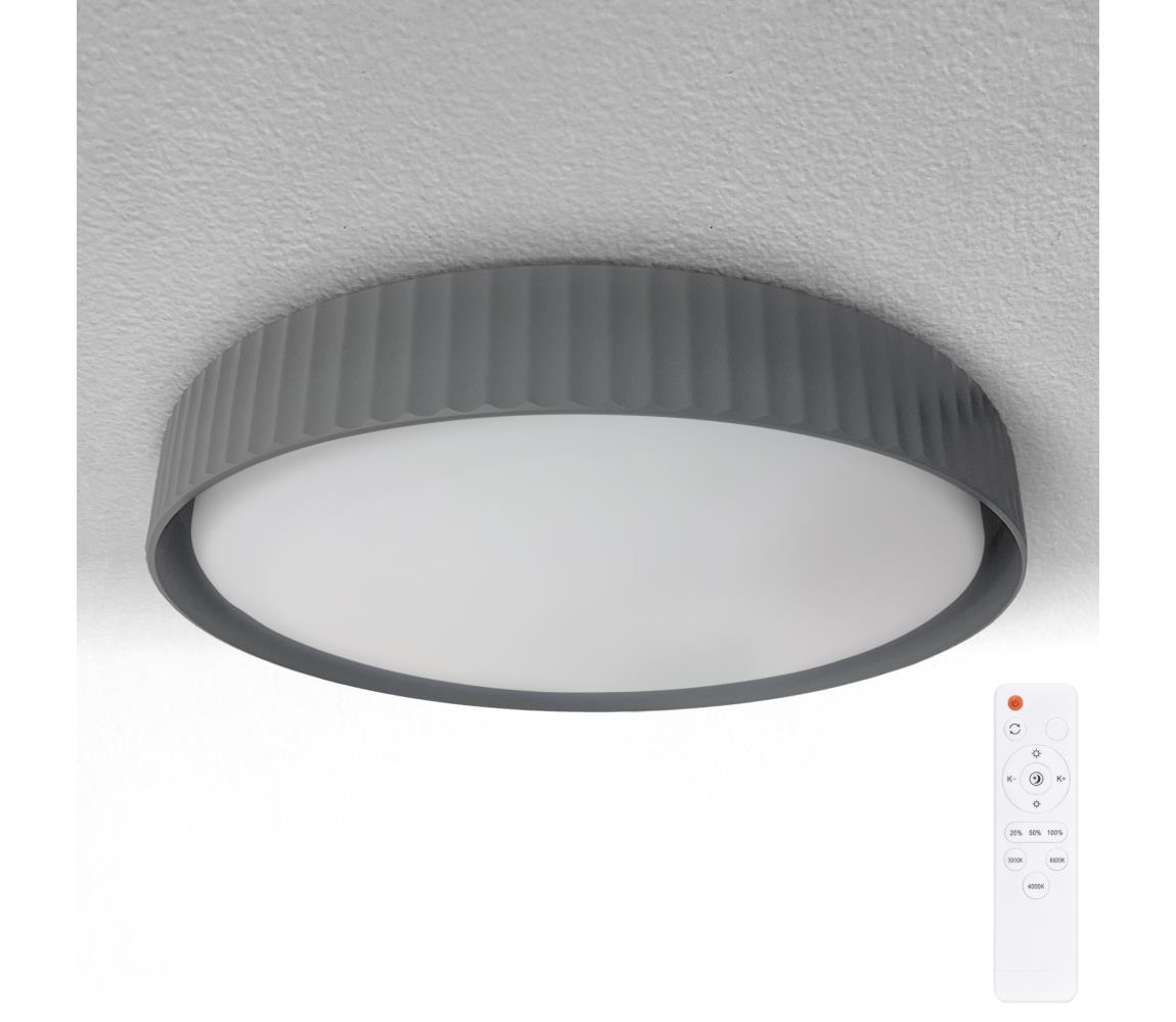 Brilagi -LED Stmívatelné stropní svítidlo LUCIA LED/60W/230V pr. 59 cm šedá+DO WO800-OEM39-60