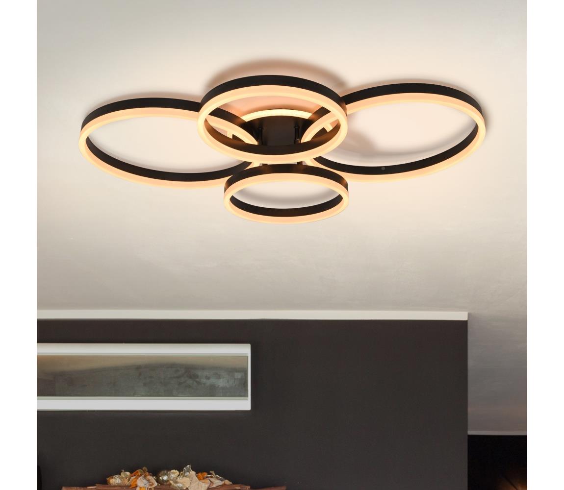 Brilagi - LED Stmívatelné stropní svítidlo ORBITS LED/52W/230V 3000-6000K + DO BRXL35111/L-52W/CR