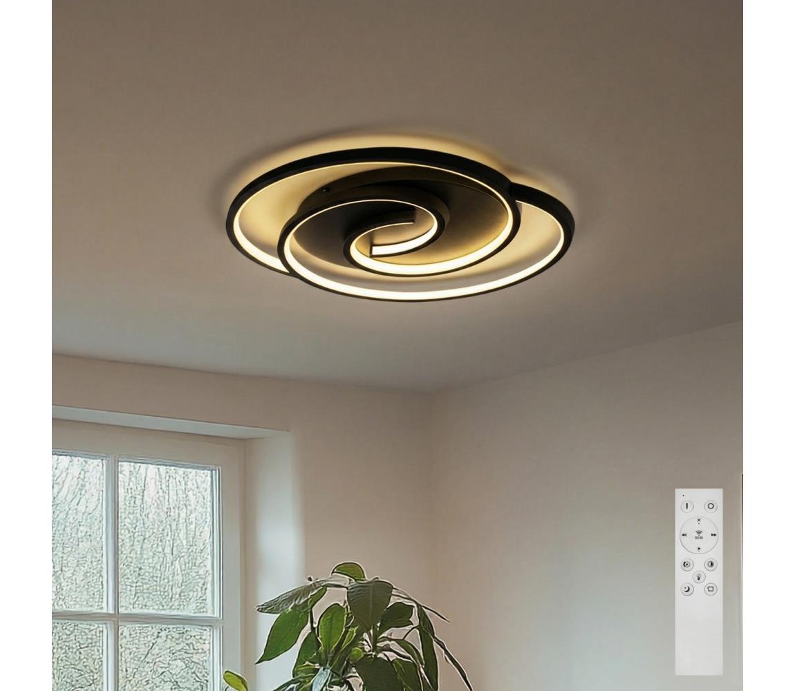 Brilagi - LED Stmívatelné stropní svítidlo VELO LED/70W/230V 38x47,8 cm + DO BRC2242-70W/CR