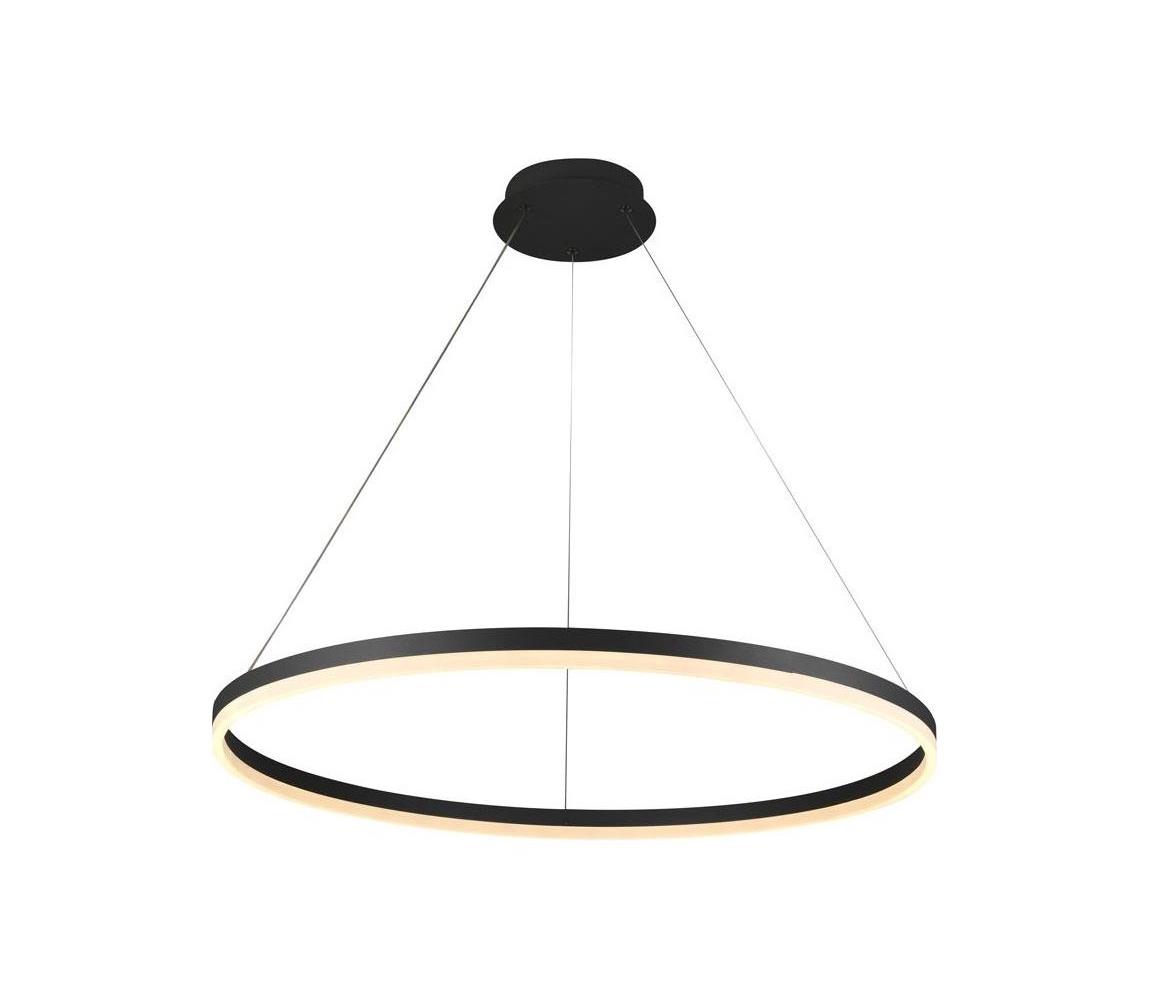 Brilagi - LED Stmívatelný lustr na lanku CIRCLE LED/55W/230V 3000-6500K černá+DO BG-J4309/B