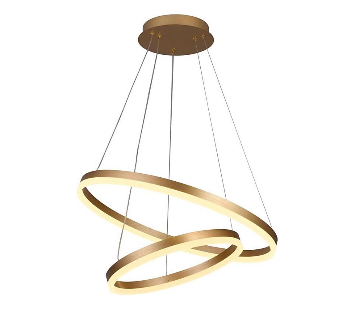Brilagi - LED Stmívatelný lustr na lanku CIRCLE LED/70W/230V 3000-6500K zlatá+DO BG-J4310/G