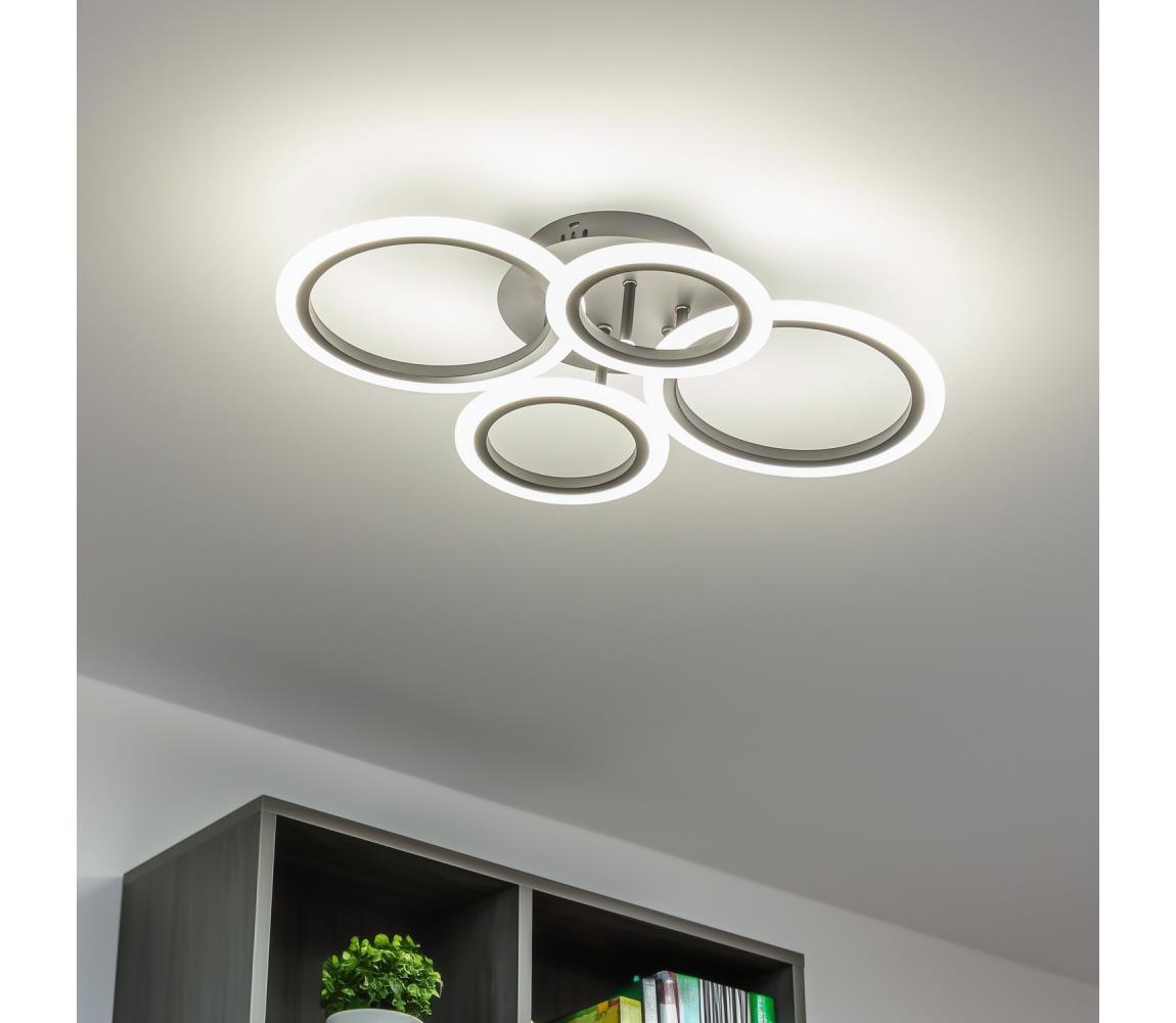 Brilagi - LED Stmívatelný přisazený lustr ORBITS LED/50W/230V 3000-6500K + DO BG-J3322/B