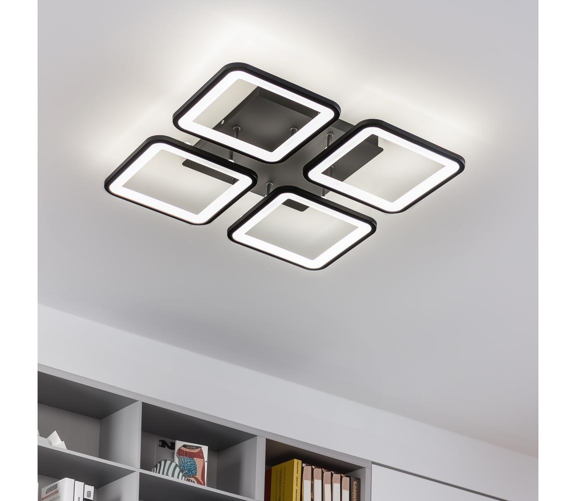Brilagi - LED Stmívatelný přisazený lustr SQUARED LED/85W/230V 3000-6500K + DO BG- J3320/B
