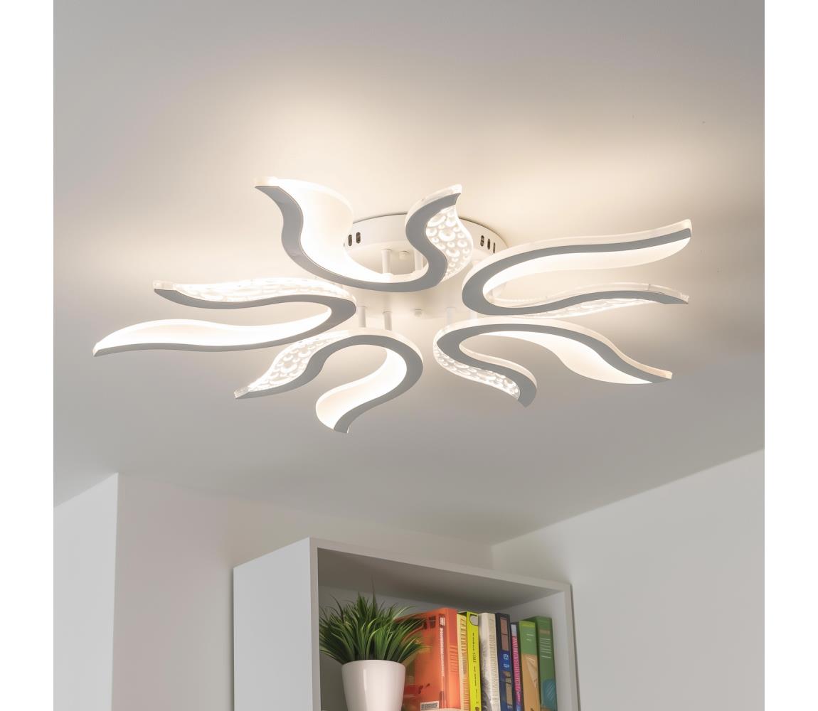 Brilagi - LED Stmívatelný přisazený lustr TWIST LED/65W/230V 3000-6500K bílá +DO BG-J3317/W